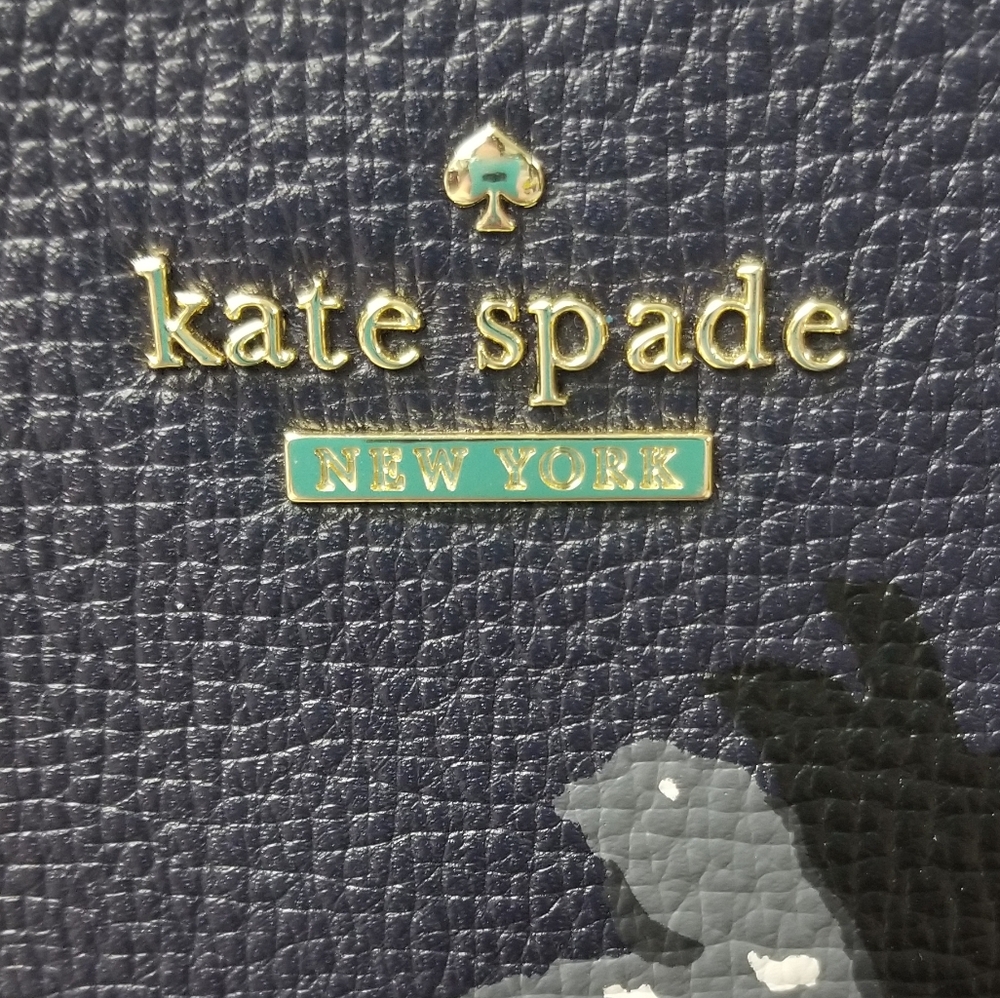 πHPπKate Spade Briar Lane Night Rose Meena Satchel - Picture 2 of 16